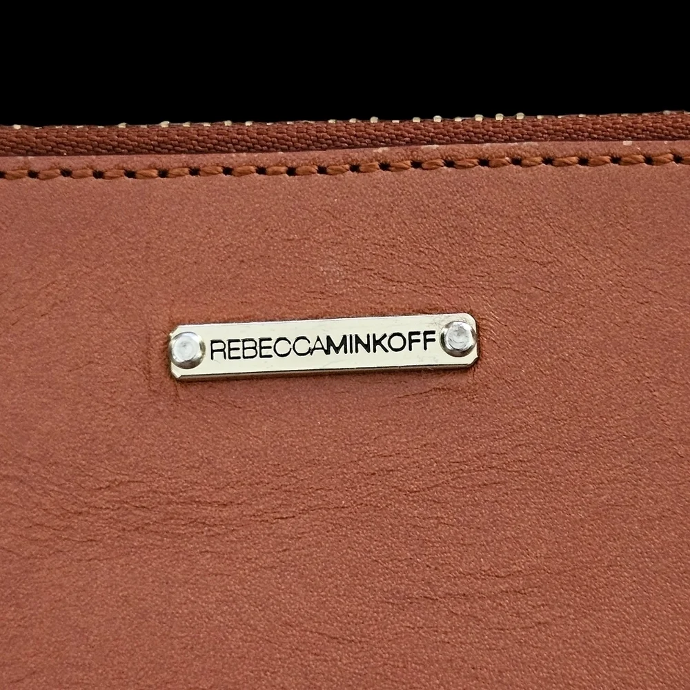 Rebecca Minkoff Kerry Leather Studded Pouch Clutch Carry All